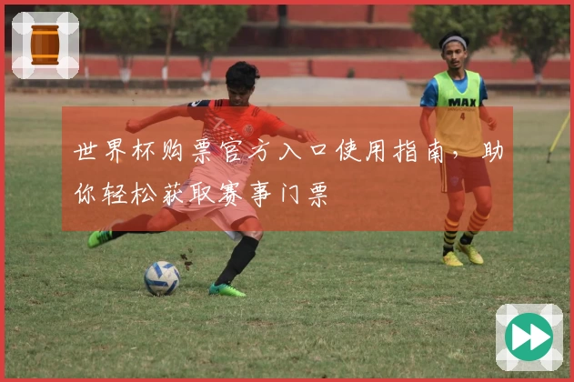 世界杯购票官方入口使用指南，助你轻松获取赛事门票